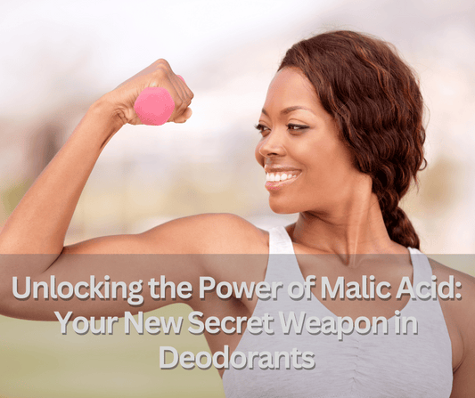 Deodorant with malic acid