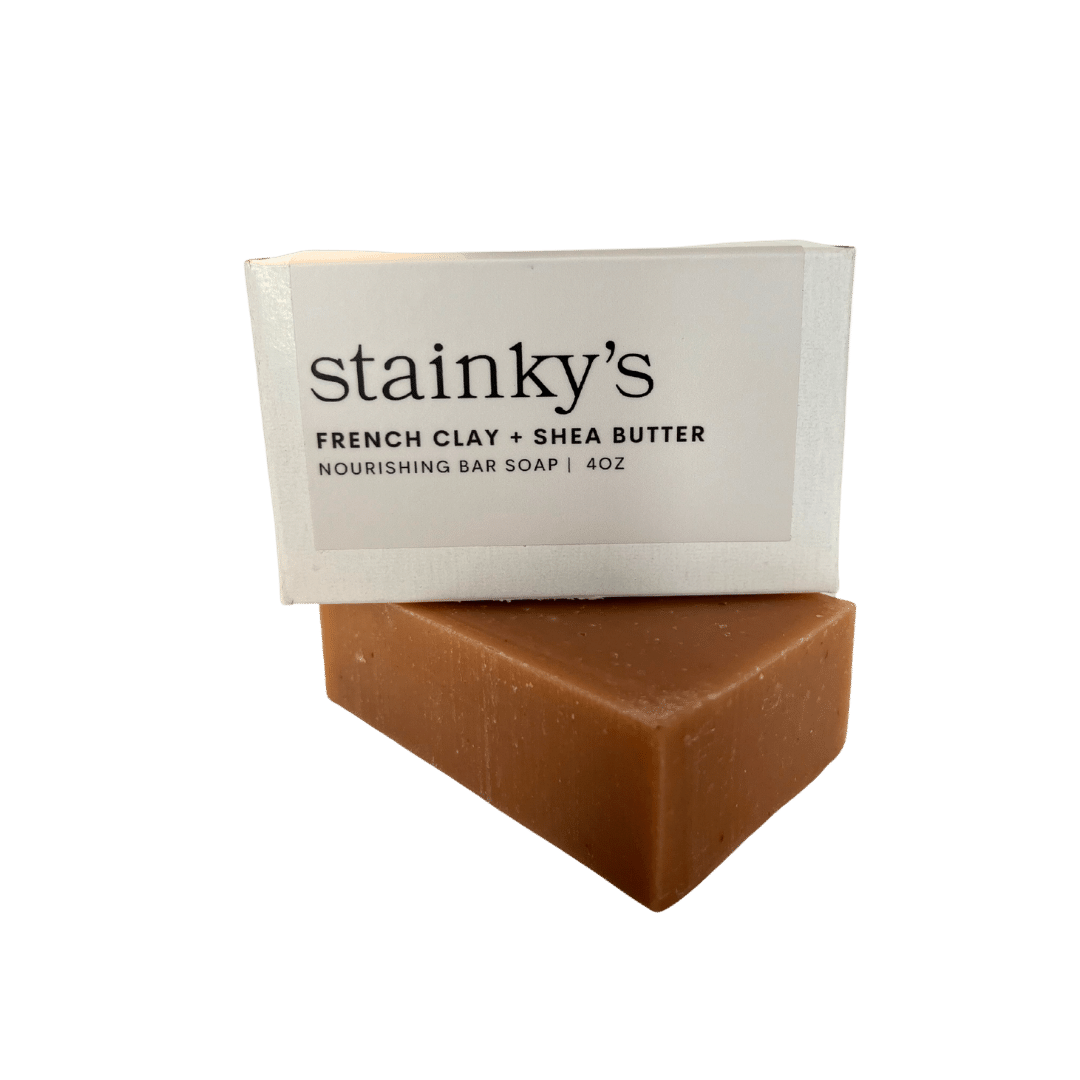 Nourishing Bar Soap - French Clay + Shea Butter (fragrance free) - Stainky's