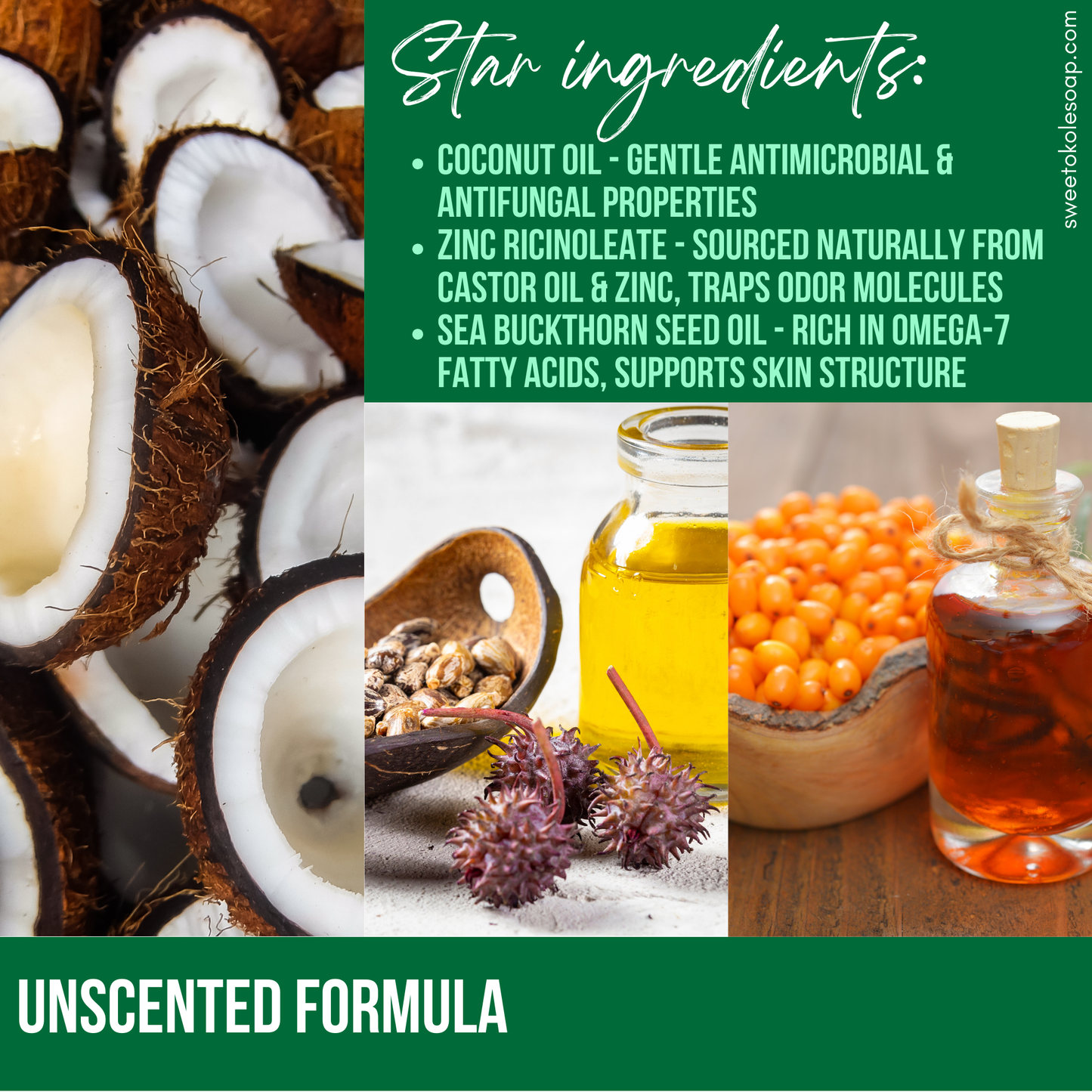 Natural Deodorant for Sensitive Skin, Unscented Ultra-Gentle, Baking Soda Free